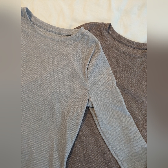 A New Day Metallic Long Sleeve Shirts - Picture 4 of 8